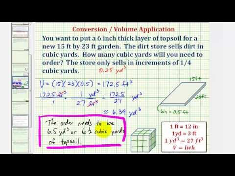 video-linktoworks-Ex: Volume Conversion to Determine the Number of Cubic...