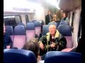 Zwervers in de trein