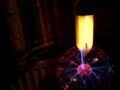 trippy effect with plasma vs energy save bulb