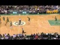 Boston works in a half-court football snap after winning the tip