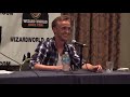 tom felton came to big apple comic con and had a q & a session with fans. let's take a look at a small chunk of what he said.