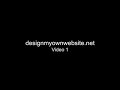 designmyownwebsite net vid1