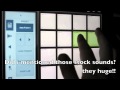 Shuko making a beat with intua beatmaker 2 for the IPad