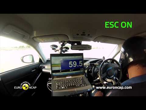 Euro NCAP | Lexus IS 300h | 2013 | ESC test