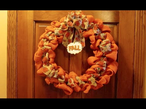 how to make a harvest wreath