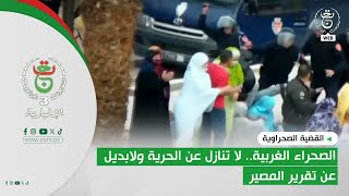 الصحراء الغربية.. لا تنازل عن الحرية ولابديل عن تقرير المصير