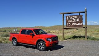 Silverton Colorado to Ohio - return trip via I-70 - Time Lapse