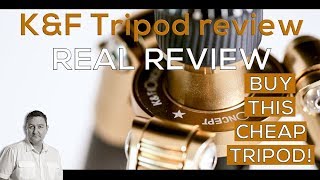 Best Budget Travel Tripod - K & F Pro Tripod Review TC2534