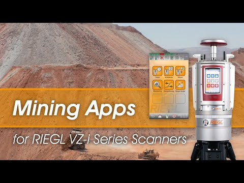 Mining Apps for RIEGL VZ-i Series Scanners
