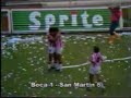 Goleada historica: Boca 1 - San Martín (Tuc) 6 - 20/11/88