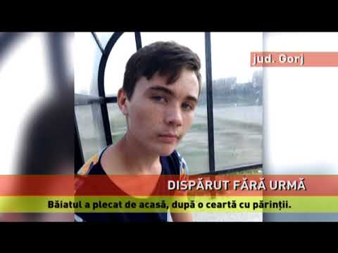 Adolescent dispărut de acasă, dat în urmărire națională
