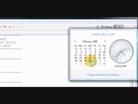 how to define date in java