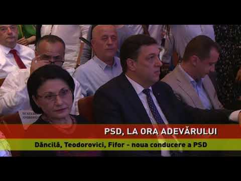 Dăncilă, Teodorovici, Fifor-noua conducere a PSD