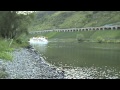 Hangviadukt Pünderich ad Mosel, Moselschiffe und Triebwagen