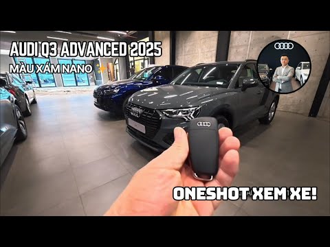 |4K| Oneshot Xem xe Audi Q3 Advanced 2025 | Màu xám Nano metallic | #audiq3