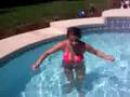Pink Swimsuit In Pool