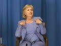 US Secretary of State Hillary Clinton snapped on a Congolese student over a question mistranslated about her husband's views on foreign policy, saying: 