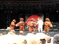 Terry Stokes meets the \"Ginger-jeebee-men\" at the Stampede Terry Stokes meets the \"Ginger-jeebee-men\" at the Stampede