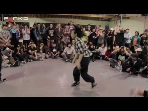 Whacko vs Julia | Dennis Infante Mega Ultimate Awesome All-Styles Jam | Funk'd Up TV
