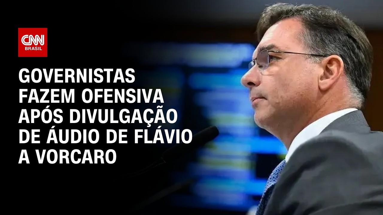 Governistas fazem ofensiva após suposto áudio de Flávio a Vorcaro | CNN PRIME TIME