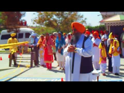 Sikh center of Riverside, California celebrate Vaisakhi 2023 | Nishan Sahib Video