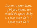 Chris Brown - Say Goodbye Lyrics On Screen