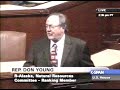 Rep. Don Young Calls on Congress to Open ANWR Rep. Don Young Calls on Congress to Open ANWR