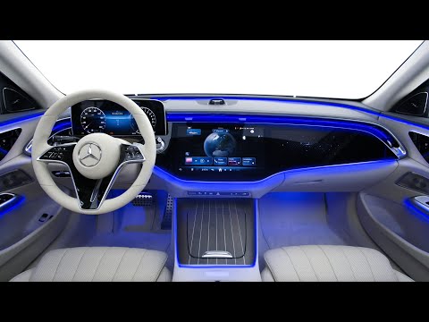 New Mercedes Benz E-Class INTERIOR! Zoom Calls & TikTok NOW?! Ambiente MBOS