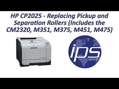 how to replace transfer belt hp cp2025