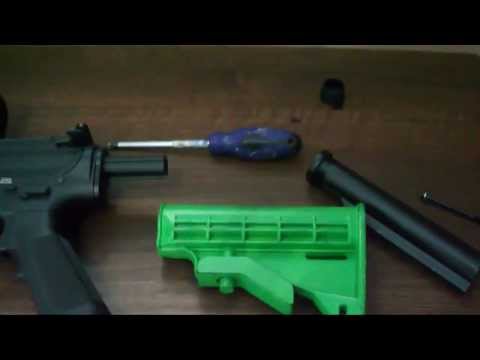 how to remove jg m4 stock