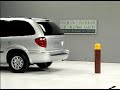 2001 Dodge Caravan 5 mph pole test (IIHS)