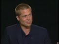 Brad Pitt talks with Charlie Rose