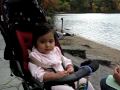 sanika eating in walden pond inOct 09