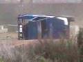 Rick Huseman Pro-Lite crash in Baja