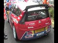 adac rallye deutschland/ rally germany driving test sebastian loeb citroen c4  weinberge mosel 2008