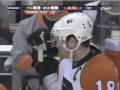 Mike Richards Hit on Tom Poti