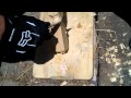 AUS8 против китайской 8Cr13MoV. Тест на древесине.