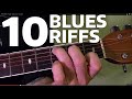 AWESOME Blusey Guitar Riffs (WITH TABS) LESSON