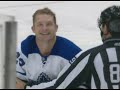 Georges Laraque vs Colton Orr from the Montreal Canadiens at Toronto Maple Leafs game on Oct 1, 2009. via www.hockeyfights.com