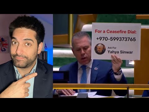 ISRAELI AMBASSADOR to the United Nations makes a mockery out of members’ support for Hamas terrorists