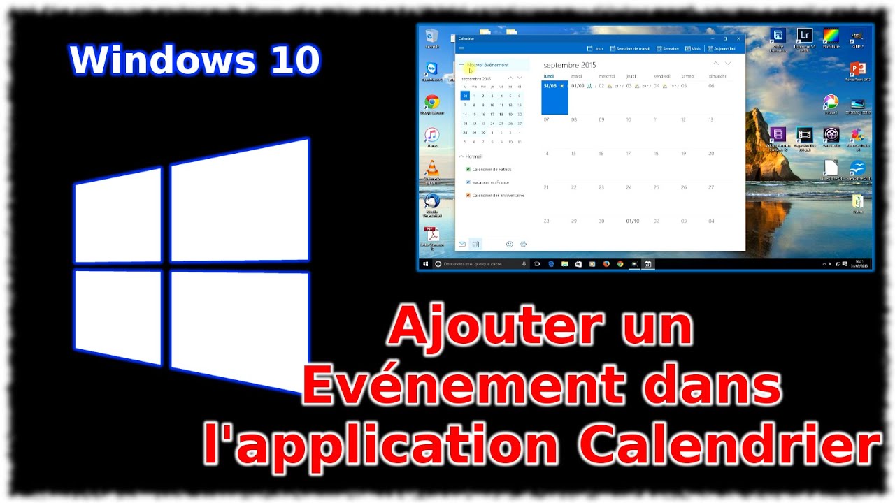 Ajouter un événement App Calendrier