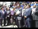 marty markowitz and anabel palma at supermarket rally-may28
