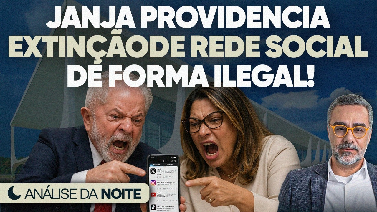🚨 Janja Manda Tirar Rede do Ar e a AGU Obedece na Hora!