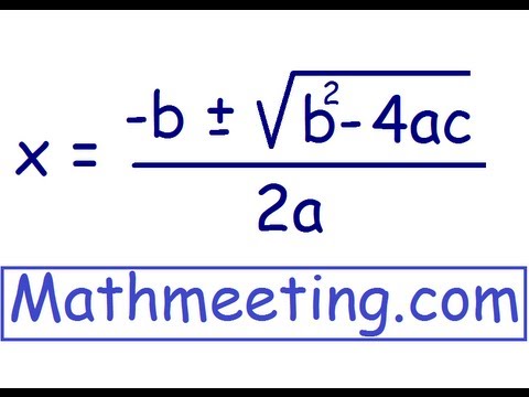 how to use the quadratic formula step by step