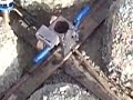 ground wire cadwelding in a power substation
