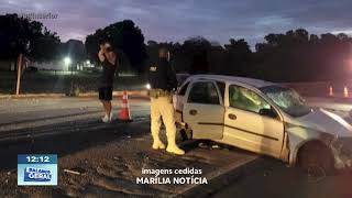 Dois graves acidentes que aconteceram na região de Marília e mataram duas pessoas