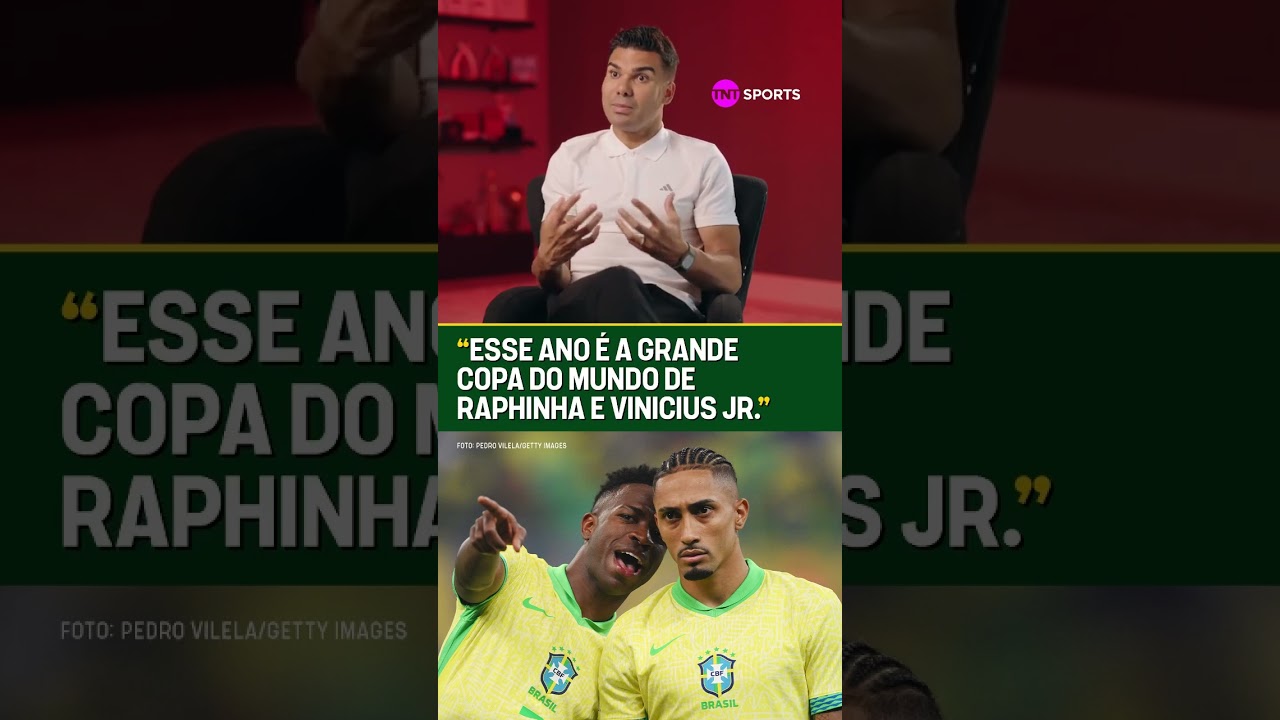 VINI JR E RAPHINHA CHEGAM COMO REFERÊNCIAS DA SELEÇÃO? 🇧🇷 #shorts