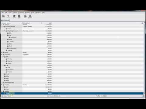 how to budget in gnucash