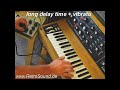 electro harmonix memory man deluxe analog delay + minimoog