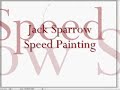jack sparrow speed painting